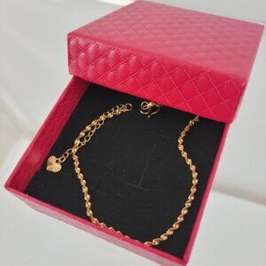 Bracelet with Heart  and Gift Box